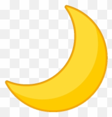 Top Yellow Moon Stickers For Android Ios - Crescent Gifs Emoji