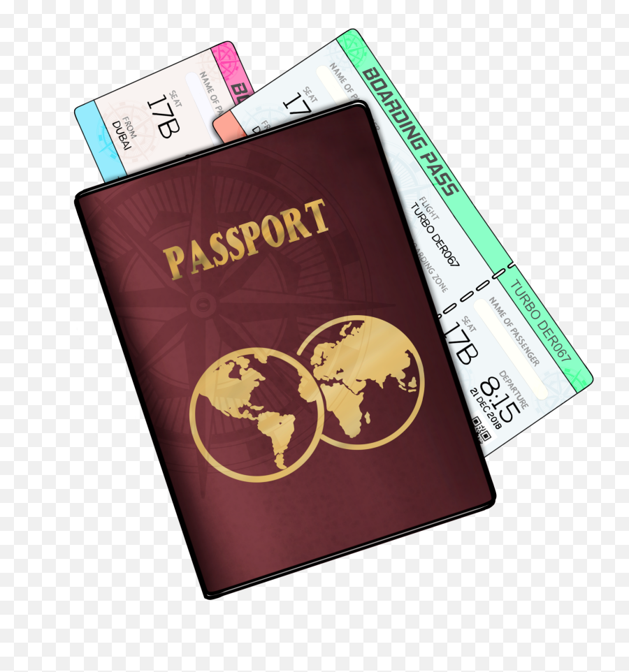 Passport Boardingpass Travel Sticker - Passport Emoji,Passport Emoji