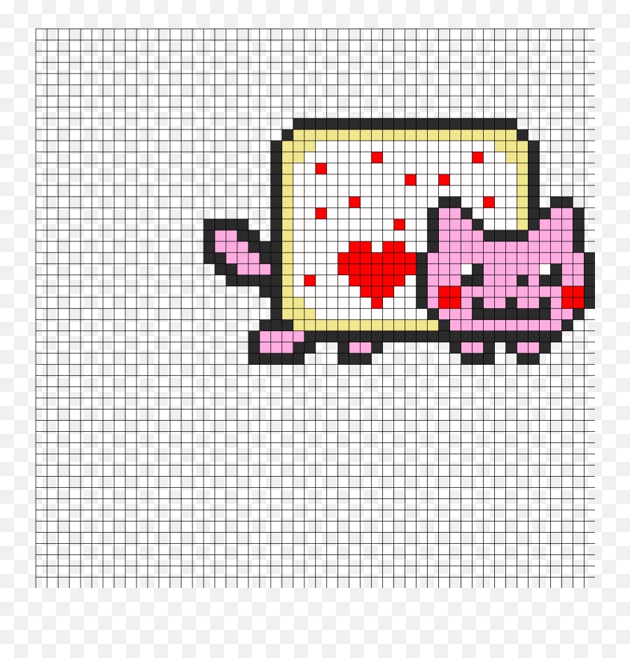 Kandi Patterns - Nyan Cat Transparent Emoji,Nyan Cat Emoticon Google Chat
