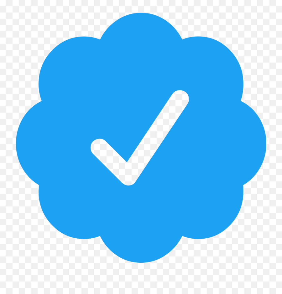 Twitter Verified Badge - Twitter Check Mark Logo Emoji,Check Mark Emoji