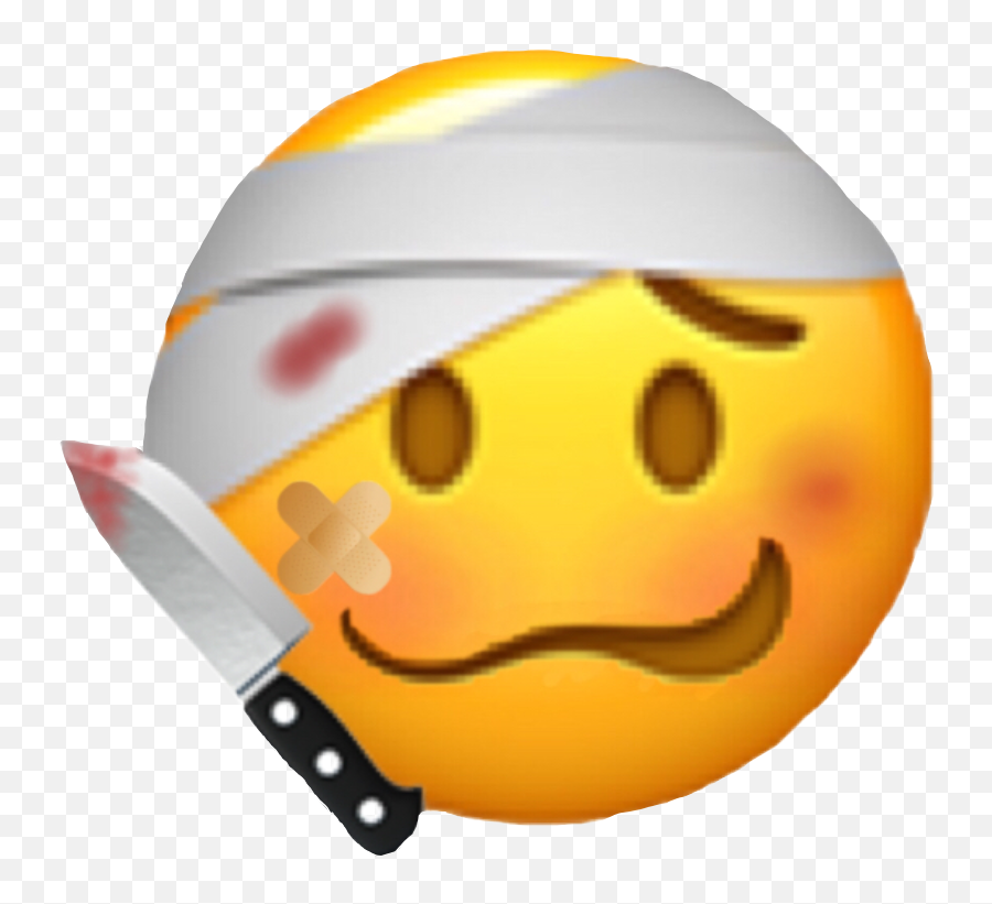 Emoji Gore Aestheticgore Blood Knife Hurt I Mixed The - Smiley,:o Emoji