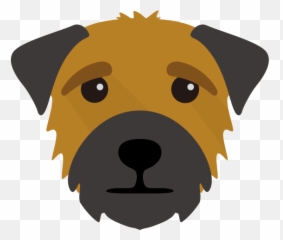 Your Personalised Border Terrier Shop - Border Terrier Cartoon Cute Emoji,Puppy Eye Emoji