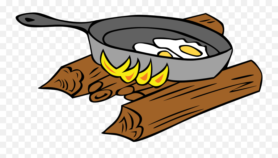 Camping Clipart Free Images 9 Fire Vector Camping - Fry Clipart Black And White Emoji,Cooking Emoji