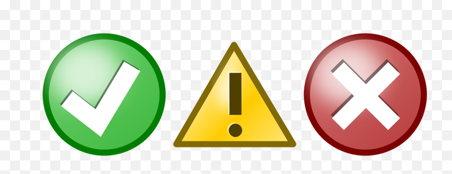 Free Image - Green Yellow Red Sign Emoji,Green Check Emoji