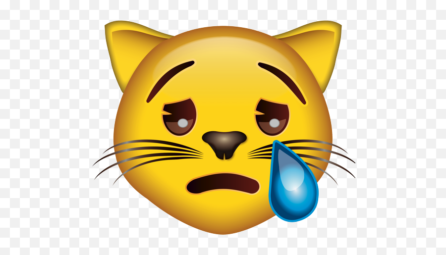 Emoji - Emoji Cat,Crying Cat Emoji