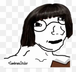 Wojak Stickers For Whatsapp - Bottomless Pit Feels Guy Emoji