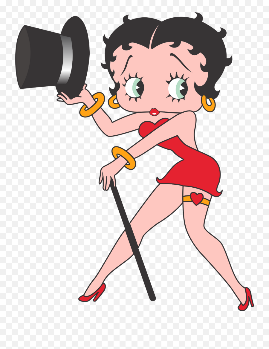 Betty Boop On Transparent Background - Transparent Betty Boop Png Emoji,Easter Emoticons Iphone