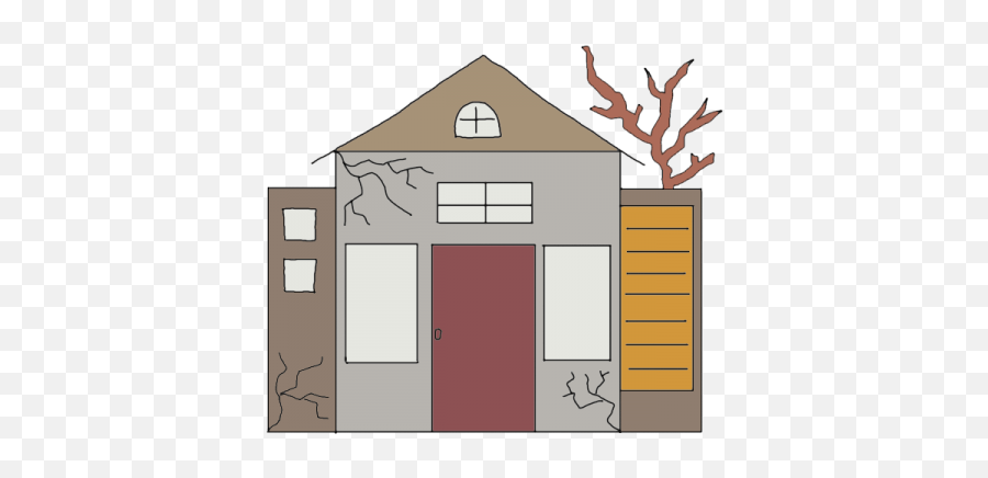 Shack Vector Abandoned House Picture - Poor Houses Clip Art Emoji,Radio House Emoji