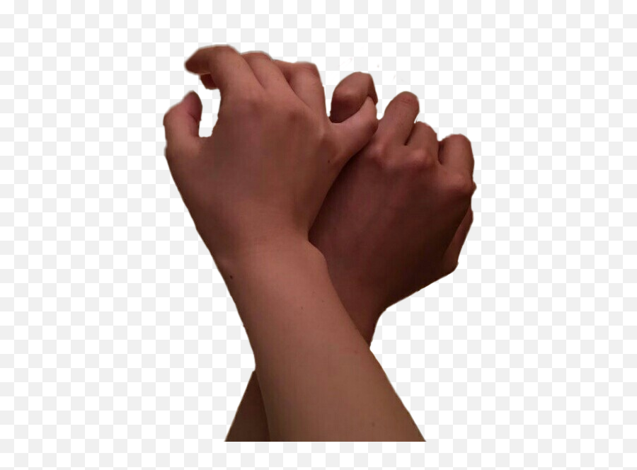Love Together Pinky Promise Couple - Wrist Emoji,Pinky Promise Emoji
