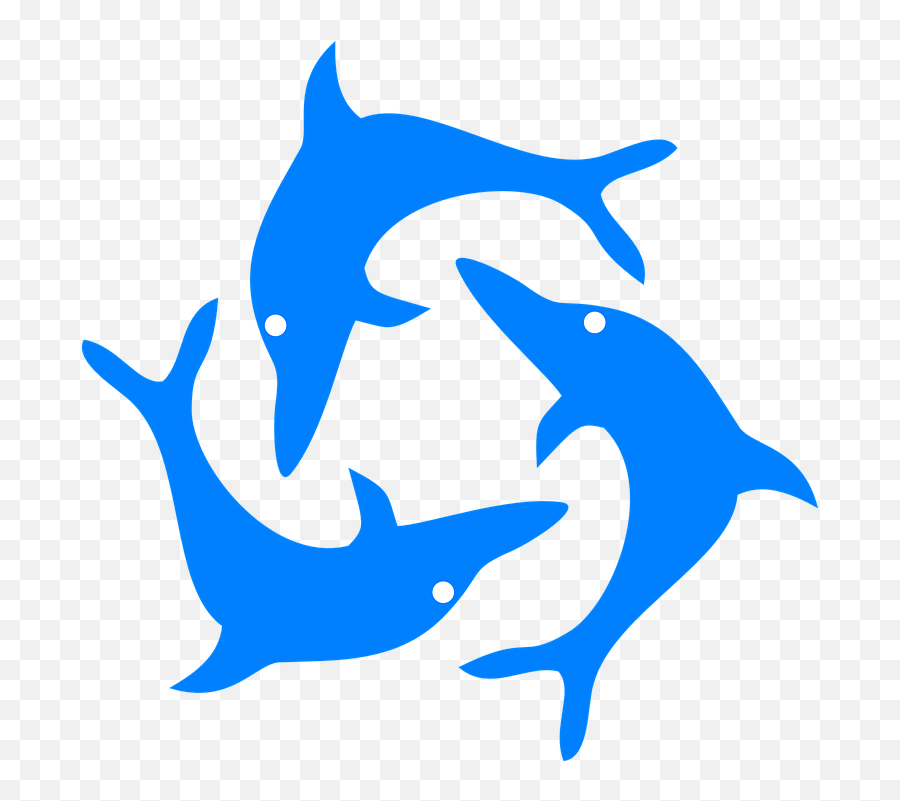 Dolphins Fish Jumping - 3 Dolphins Clip Art Emoji,Anguilla Flag Emoji