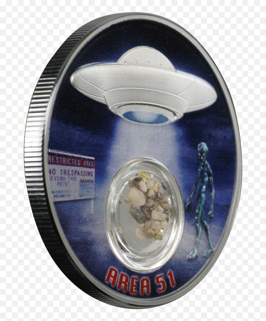 Earth Of Area 51 - 1 Oz Silver Proof Locked Coin 2020 Usa Silver Medal Emoji,Toilet Emoji