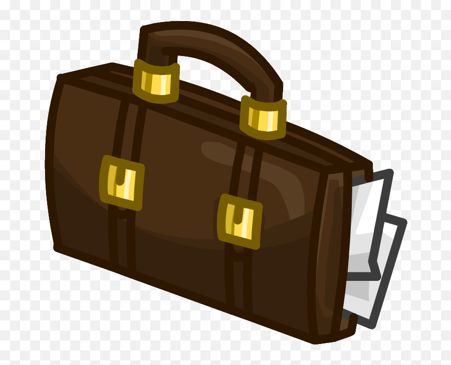 Clip Royalty Free Stock Brief Case Club Penguin Wiki - Club Club Penguin Briefcase Emoji,Briefcase Emoji