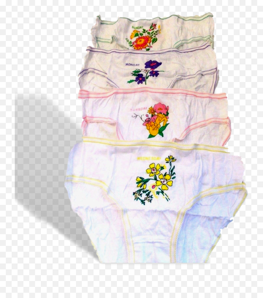 7 Pack Girls Briefs Pants Knickers - Cotton7 Days Of The Week Size 2 13 Yrs Emoji,Panties Emoji