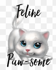 Feline Paw - Someu0027 Poster Kitten Cartoon Kitten Images Asian Emoji,Cat Paw Emoji