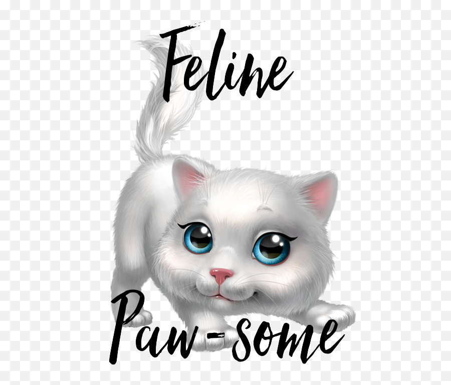 Feline Paw - Someu0027 Poster Kitten Cartoon Kitten Images Asian Emoji,Cat Paw Emoji