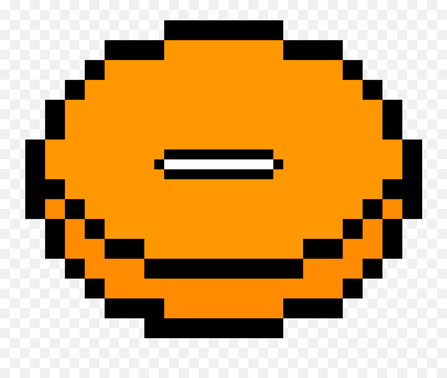 Pixilart - Donut Pixel Art Emoji,Plain Emoticon