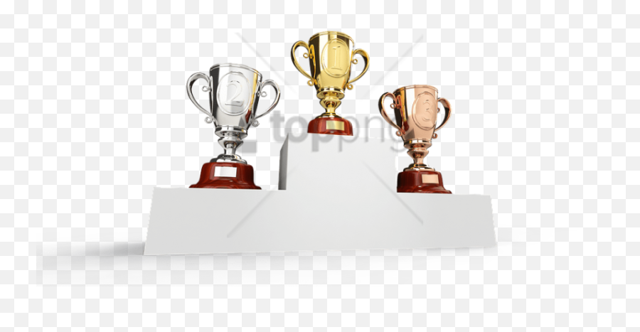 Free Png Gold Silver Bronze Trophy Png Png Image With - Award Emoji,Trophy Emoji Transparent