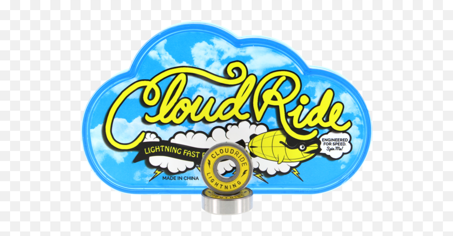 Cloud Ride Lightning Abec 7 Bearings - Cloud Ride Lightning Language Emoji,Lightening Emoji