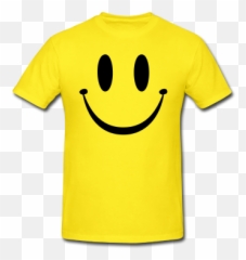 Yellow Smiley Face - Plane Shirt Emoji