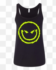 Evil Smiley Face MenWomen Tank u2013 Tee Support - Facebook Cover Emoji