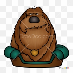 How To Draw Duke Secret Life Of Pets - Big Emoji,Groundhog Emoji