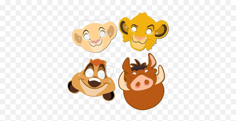 Lion King Party Masks - Lion King Themed Mask Emoji,Lion King Emoji