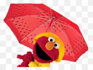 Elmo With Umbrella Emoji