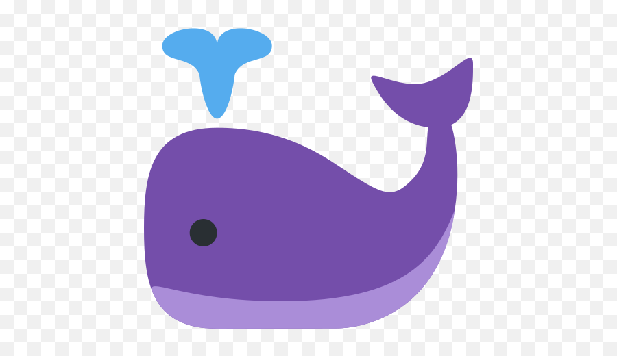 Twemoji2 1f433 - Twitter Whale Emoji,Purple Emoji Meaning