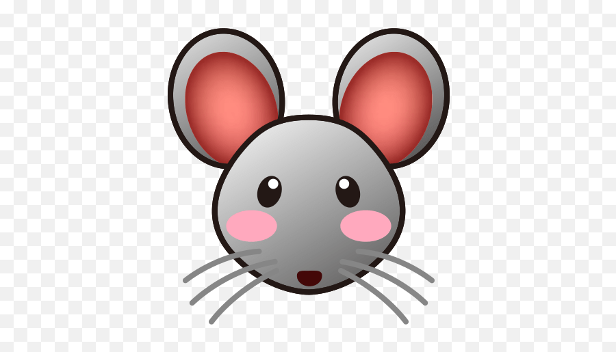 Rat Face Clipart - Mouse Face Clip Art Emoji,Rat Emoji