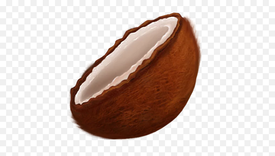 Coconut Emoji - Baltic Clam,Nut Emoji