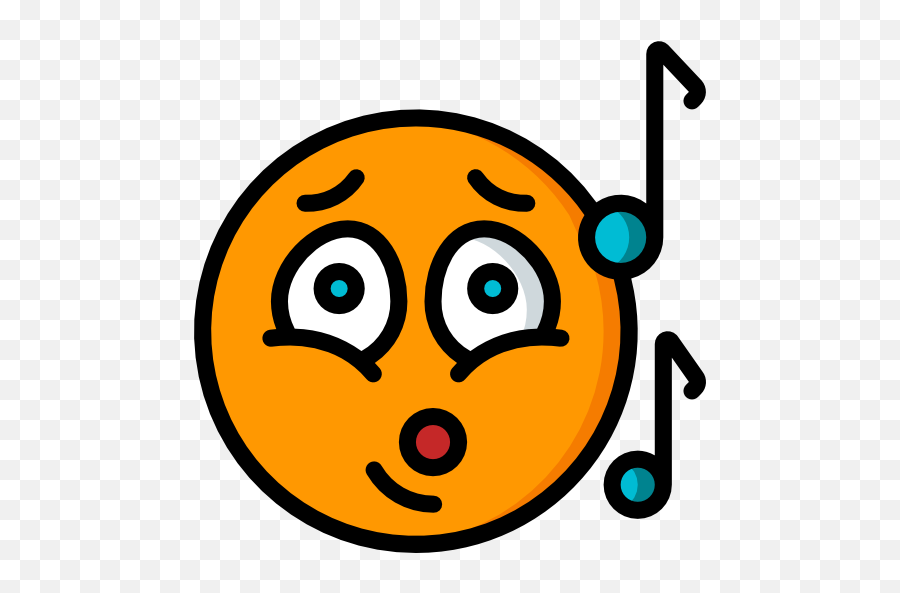 Singing - Clip Art Emoji,Singing Emoji