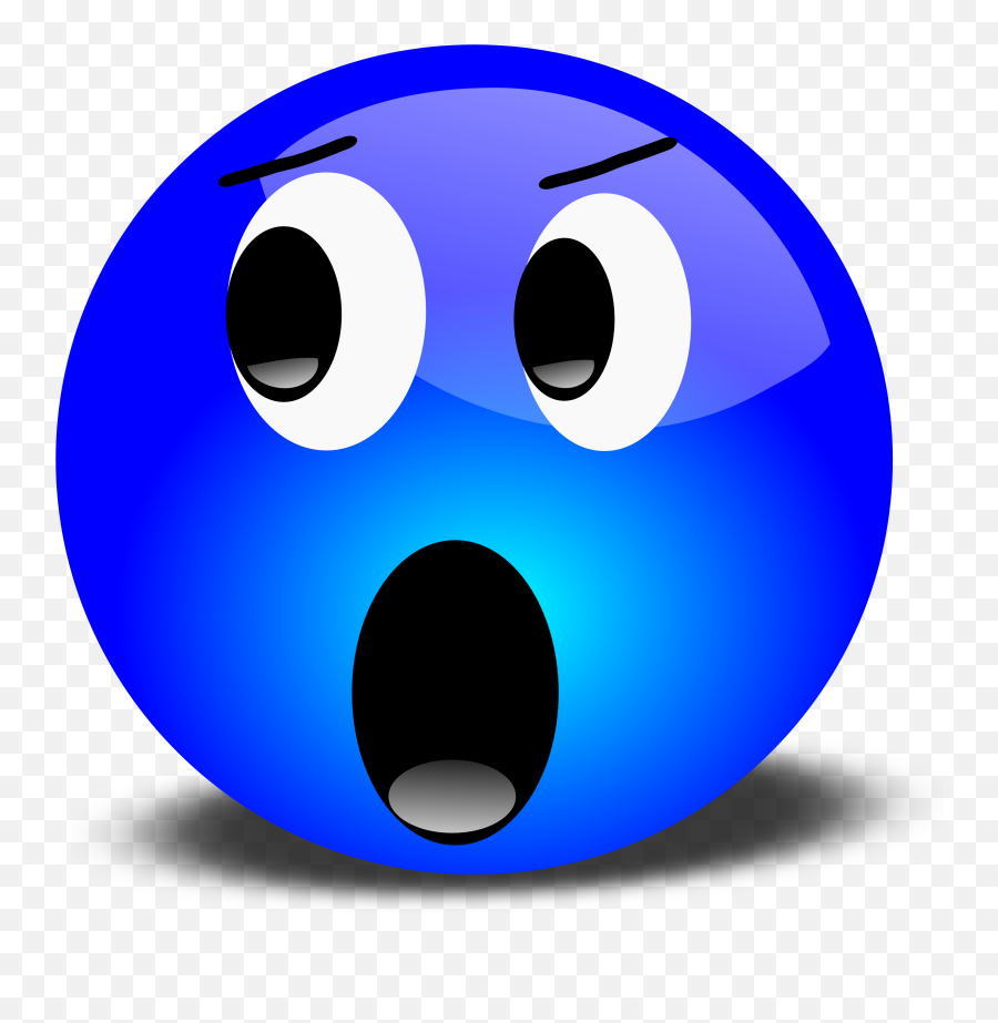 Mad Emoji Clipart - Blue Smiley Face Emoji,Mad Emoji