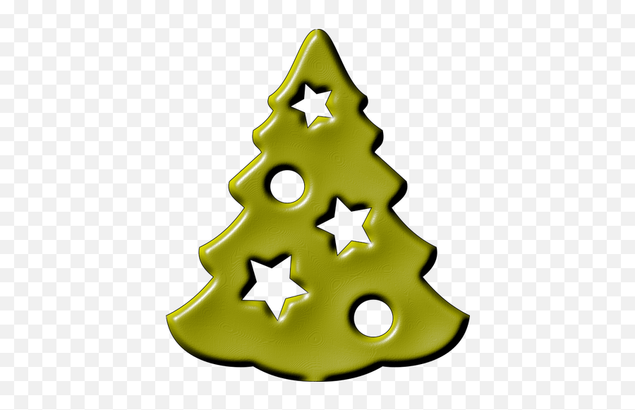 Christmas Tree Cookie - Christmas Day Emoji,Christmas Present Emoji