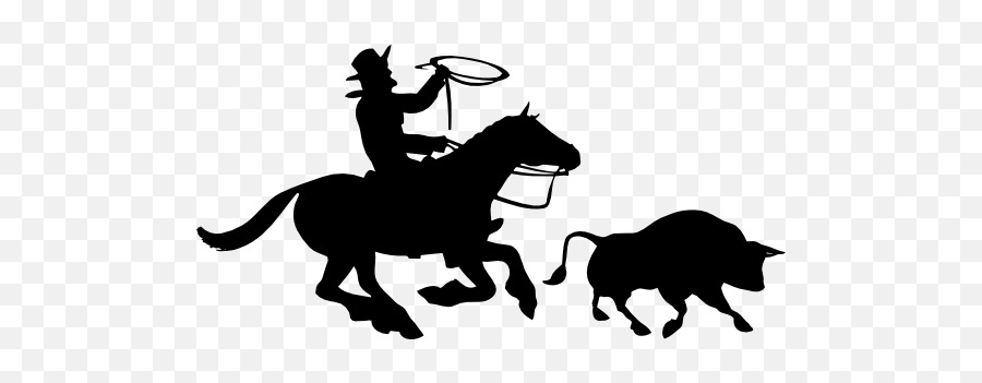 Cowboy Riding A Horse Chasing Bull Sticker - Gaucho Argentino Gauchos Vector Emoji,Flag Horse Lady Music Emoji
