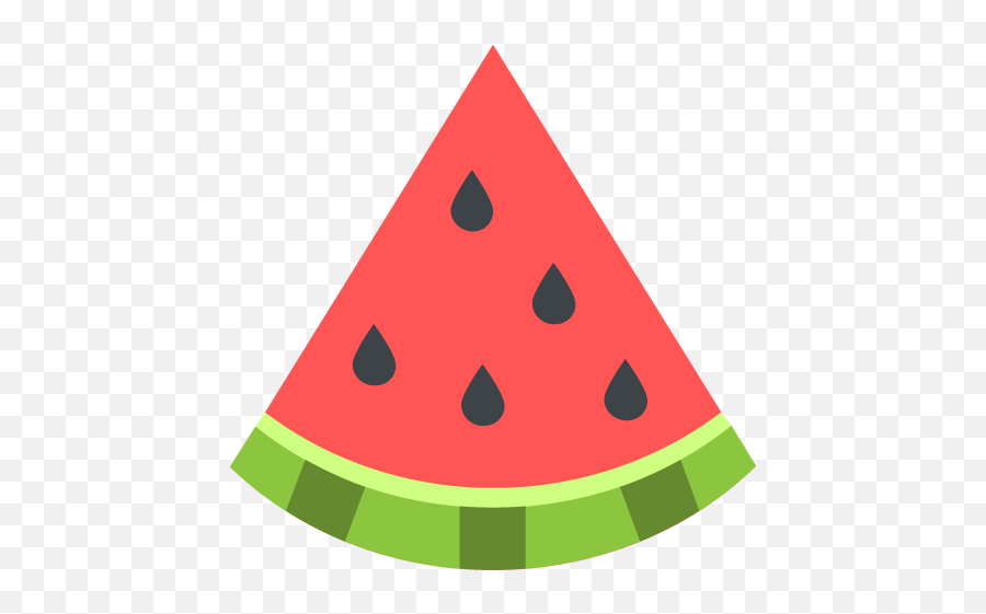 Watermelon Emoji Vector Icon - Emojis Watermelon,Emoji Foods
