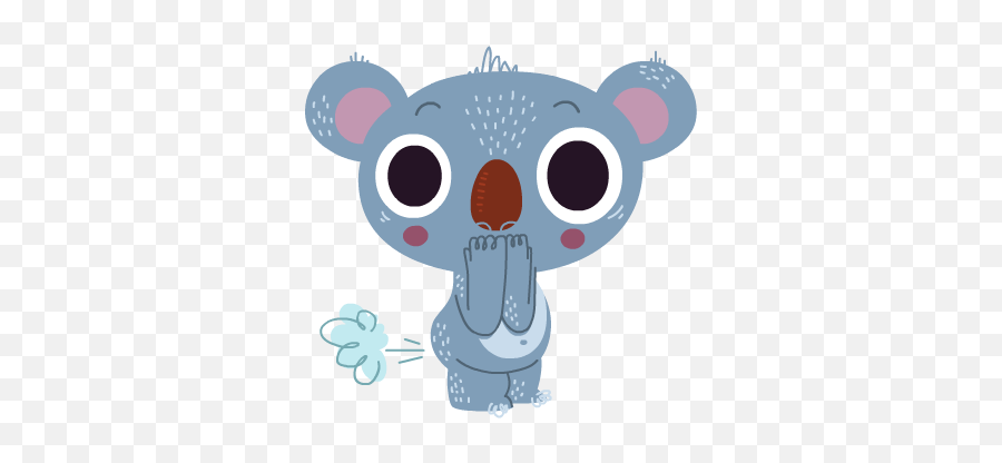 Koala Emoji For Ree - Cartoon,Australian Emoji