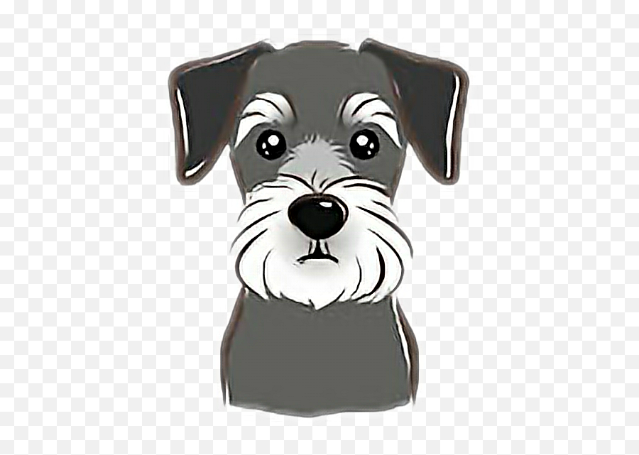 Dog Schnauzer - Poochies Pet Grooming Emoji,Schnauzer Emoji