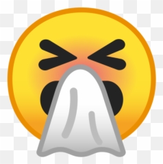 Sneezing Face Emoji - Sneeze Emoji,Bless Emoji