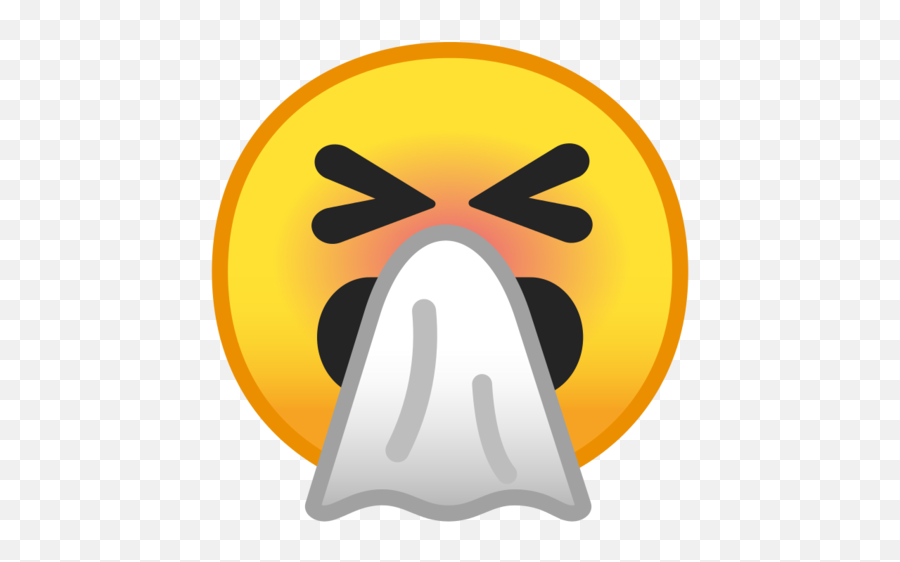 Sneezing Face Emoji - Sneeze Emoji,Bless Emoji