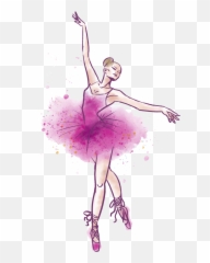 Free - Watercolor Ballerina Png Emoji,Male Dancer Emoji
