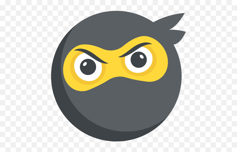 Ninja - Thief Emoji,Flip Bird Emoji