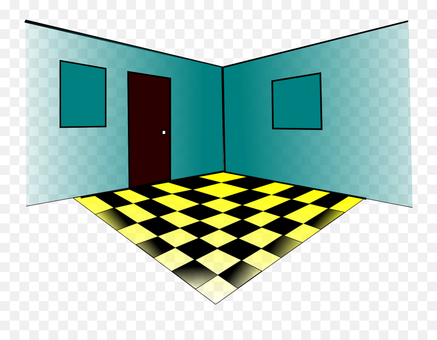 Room Interior Blue Walls Black - Floor Clipart Emoji,Yahoo Messenger Emoticons Download