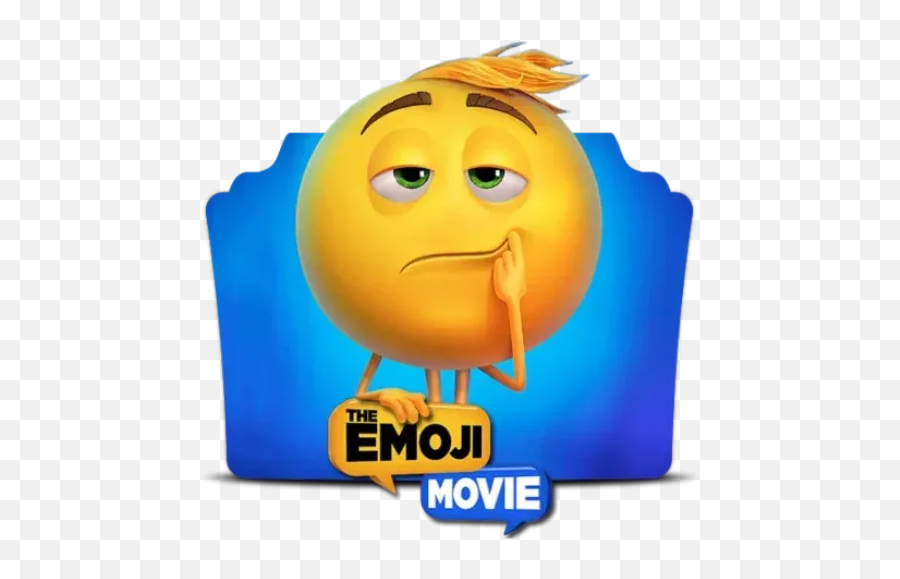 Whatsapp Stickers - Jean From Emoji Movie,Squash Emoji