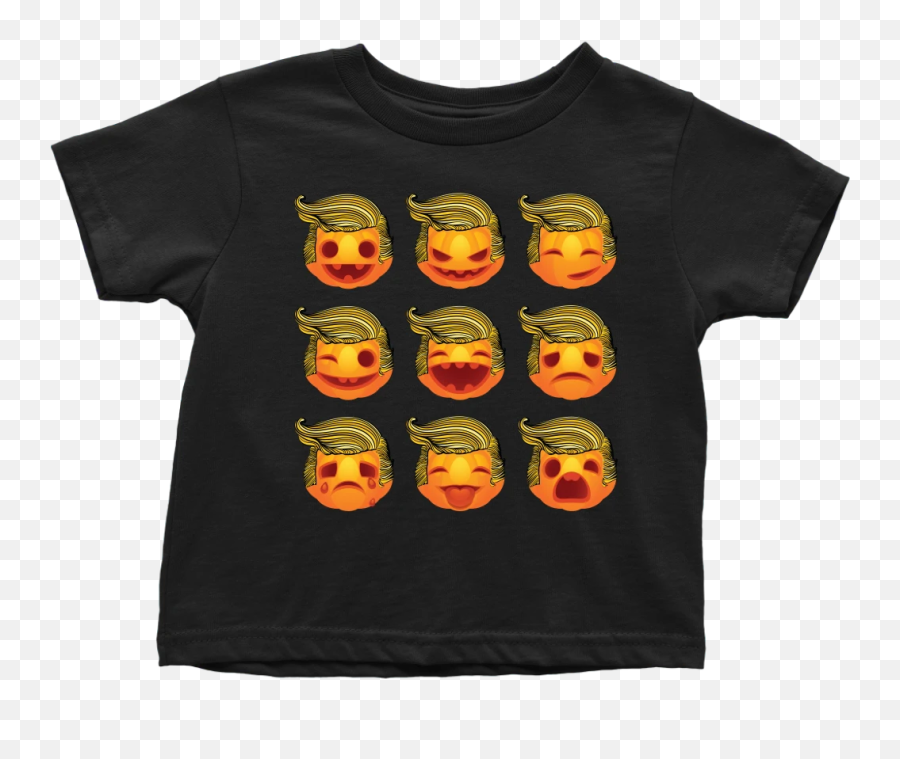 Official Vnsupertramp Trumpkin Emoji Toddler T - Shirt Pumpkin Halloween Costumes,Raspberry Emoji