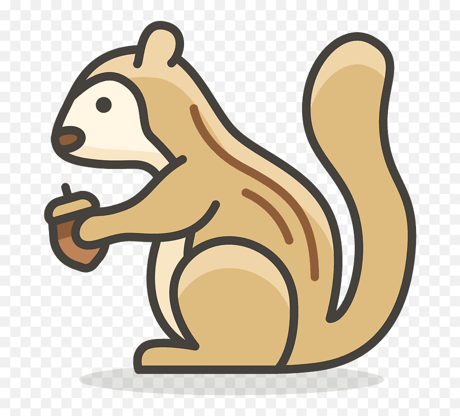 Chipmunk Emoji Clipart - Squirrels,Squirrel Emoji