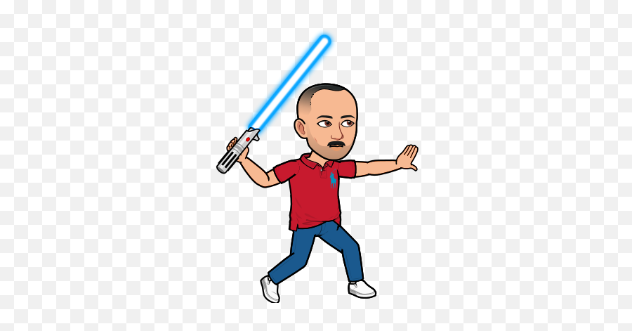 Mr Simer - Simer Science Bitmoji With Lightsaber Emoji,Jedi Emoji