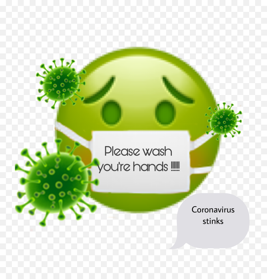 Coronavirus Wash Your Sticker - Meme Coronavirus Mi Ciela Emoji,Stink Emoticon