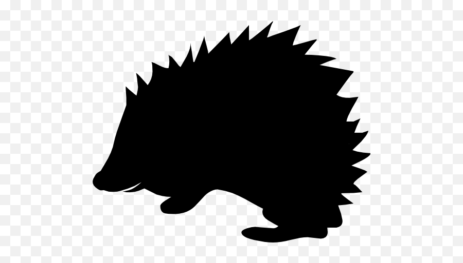Adorable Porcupine Sticker - Porcupine Silhouette Png Emoji,Porcupine Emoji