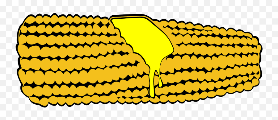 Corn Yellow Roasted Cob Butter - Indiana Corn On The Cob Clip Art Emoji,Emoji Eating Popcorn