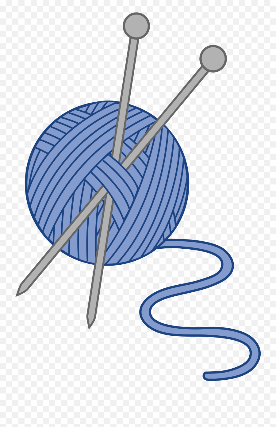 Knitting Needle Clipart - Yarn Clipart Emoji,Needle Emoji